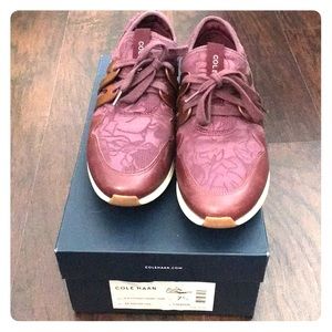 Maroon Cole Haan Studiogrand sneakers. Size 7.5.